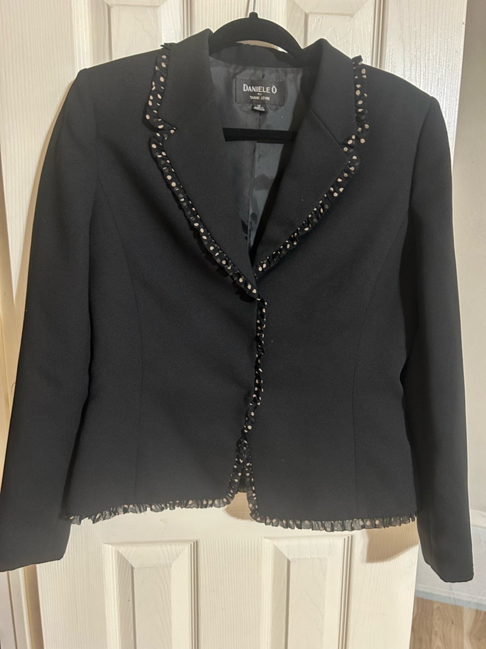 Daniele O Black Embellished Women's Blazer
